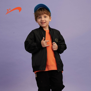 贵人鸟童装男童外套儿童春秋新款开衫夹克2021新款中大童韩版上衣