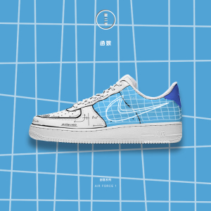 af1空军一号nike二次元函数diy涂鸦改色手绘新年礼物定制板鞋潮流