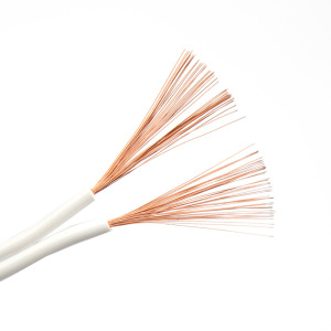 3 0.75 1平方白色电线外电话线双股超细电线