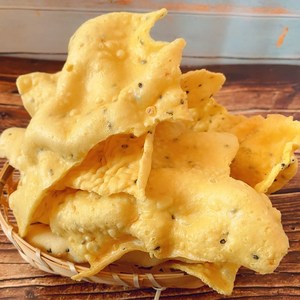 江西特产赣南信丰定南大余南安手工沙炒烫皮干香辣零食小吃500g