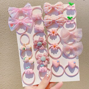 女婴头饰女宝发饰女童头绳2022新款小女孩扎头发的皮筋发量少可爱
