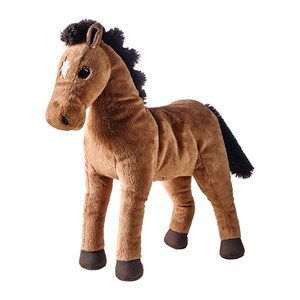 绒玩具马儿童安抚玩偶公仔小马驹n毛绒布艺马仔生日