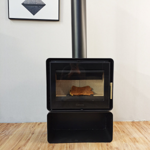 壁炉真火燃木柴家用客厅现代简约钢板嵌入式别墅美式火焰壁炉芯