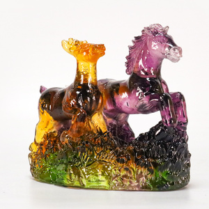 禄马交驰 2022年属马人虎年生肖吉祥物摆件护身符挂件香港本命年