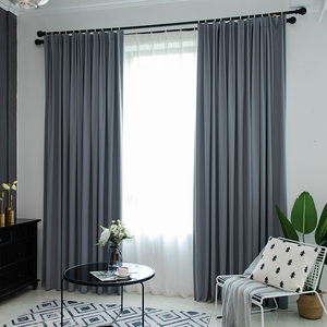全遮光窗帘卧室浅色