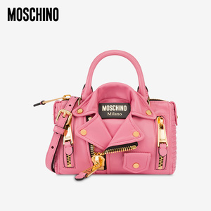 moschino/莫斯奇诺 女士 纳帕革小号羊皮机车包