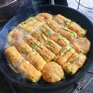 天门特产伢子锅盔现做现发湖北美食真空包装仙桃天门特色早餐小吃