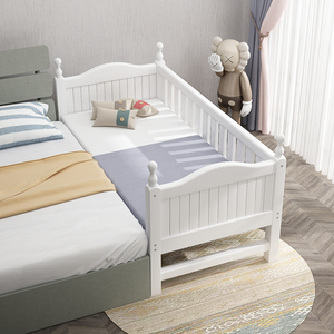 不带拼接欧式男宝k宝经济型睢宁县榉木大床女孩定制婴儿床公主床