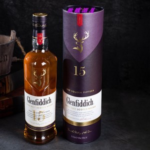Glenfiddic格兰菲迪15年单一麦芽威士苏格兰进口洋酒700mll礼盒装