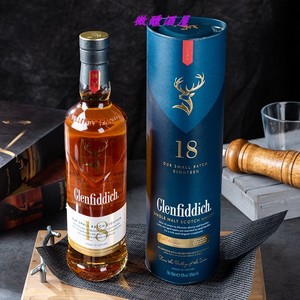 格兰菲迪18年Glenfiddichz单一麦芽威士忌 700ml英国进口洋酒礼盒