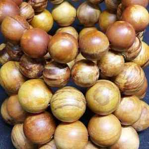 秘鲁圣木手串 老料珠子高油性味淡香 天然安神 男女木圆珠手链