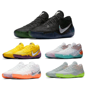 科比12代编织篮球鞋德罗赞ad nxt 360湖人zk12白彩虹灰绿低帮透气