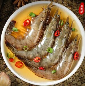 生呛大虾即食用网红生腌虾腌制海鲜醉虾酸辣虾甜辣鲜活网红罐装海
