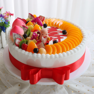 蛋糕模型仿真2020新款流行祝寿水果单层生日假蛋糕橱窗摆设样品
