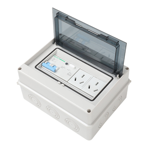 ht空开防溅盒c45专用防水开关盒ip65塑料5/8回路配电箱明装盒阻燃