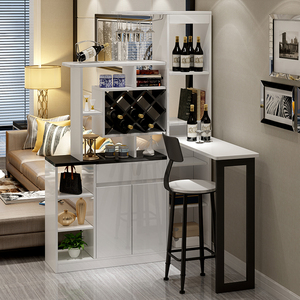 吧台鞋柜进门客厅