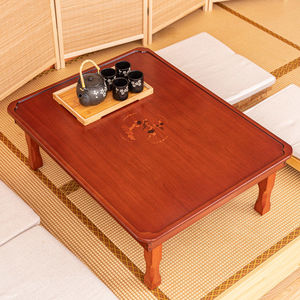 炕桌农村家用吃饭折叠榻榻米矮餐桌床上东北炕几正长方形折叠书桌
