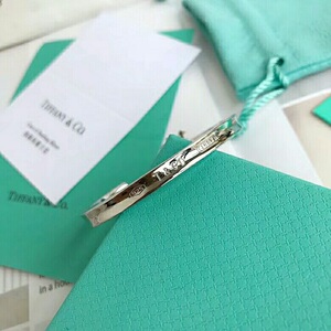 美国直邮tiffany蒂芙尼新款1837纯银手镯925银开口手环男女同款