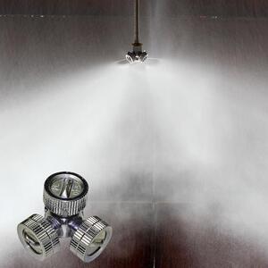 草坪【浇花园林灌溉超细雾化农用打药机洒水雾状扇形不锈钢喷头高