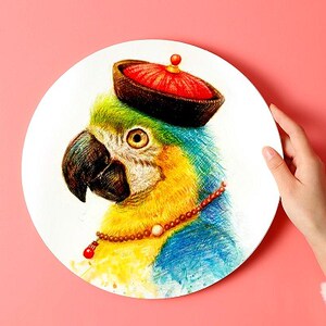 圆形白色素描纸水彩画纸水粉纸画画本创意油画棒美术纸厚儿童空白