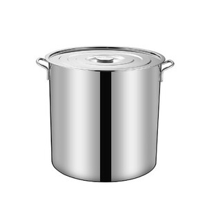 大锅家用特大号熬汤锅商用不锈钢加厚加深汤锅烧水锅大容量深锅