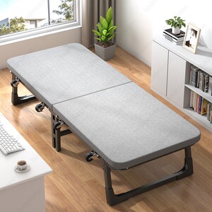 折叠床办公室午休神器单人床成人家用午睡简易床躺椅行军床硬板床