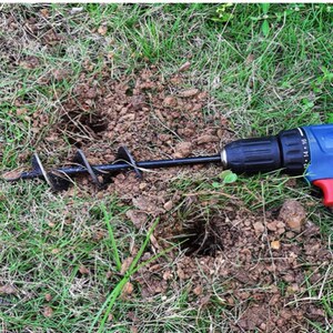 大棚栽苗打孔钻头开孔挖洞钻杆打坑器栽秧育苗打眼打窝器挖坑种.