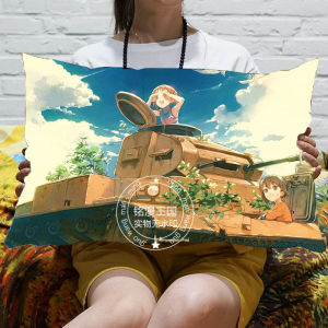 少女与战车西住美穗武部沙织五十铃华等身抱枕半身长条长方形靠背