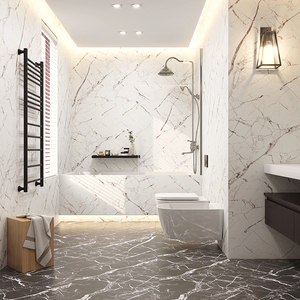 柔光大理石瓷砖卫生间浴室爵士白墙砖酒店厨房防滑地砖600×1200