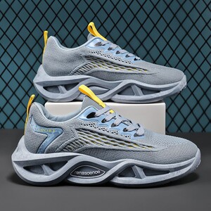 dusto大东男鞋新款春季透气飞织时尚跑鞋男士潮流休闲运动老爹潮