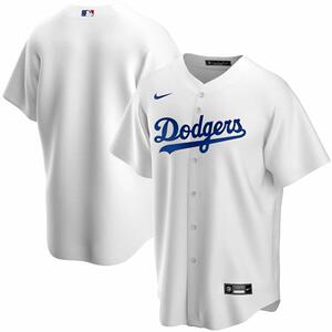 美职棒 dodgers 道奇队球衣 刺绣版开衫棒球服