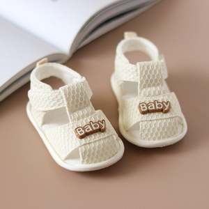 婴儿软底凉鞋夏天男女宝宝学步鞋0-1岁防滑底幼儿布鞋子八九个月6