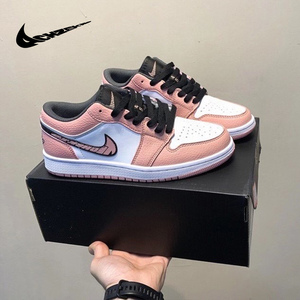 aj女鞋空军一号低帮樱花粉夏ouminike正版官网正品aj1莆田板鞋男