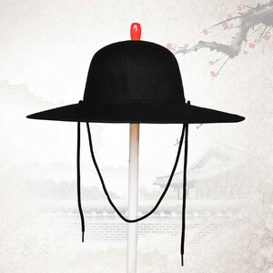 锦衣卫帽子毛瞻男明朝影视古装锦衣绣春刀大圆帽冕冠皇帝