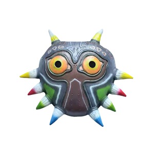 新塞尔达传说梅祖拉面具zelda mask鬼节乳胶傩神面具傩舞傩戏道具