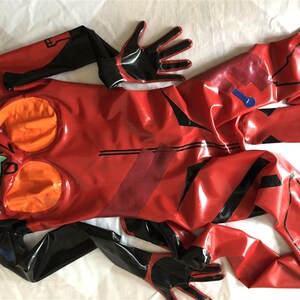 明饕日香战斗服cosplay服装紧身连体乳胶衣a版