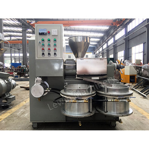 乐发榨油机商用花生菜籽油榨滤一体压榨机器70型全自动螺旋榨油机