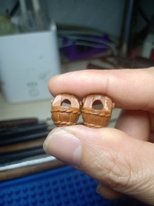 龙纹桃核雕刻聚财水桶一桶天下手链脚链儿童成人男女可戴精品挂件