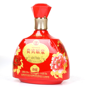 山西杏花村汾酒贵宾原浆珍藏52度500毫升6瓶浓香型白酒礼盒装红