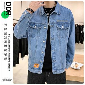 yishion以纯官方旗舰店牛仔外套男百搭ins潮牌秋冬季宽松潮流上衣