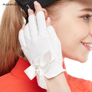 waac高尔夫球手套22夏款女子黑白经典配色透气羊皮单手套0人付款418