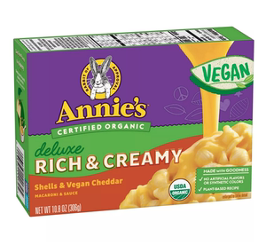 美国代购annies deluxe rich creamy邦尼兔子奶油切达奶酪通心粉