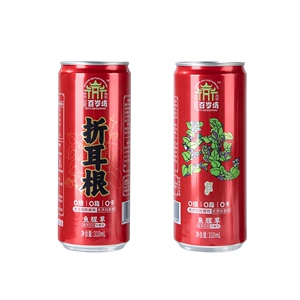 古宇百岁坊折耳根鱼腥草植物饮料纯味中式饮料310ML*24罐整箱装