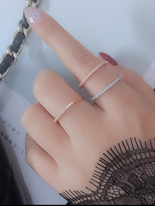 006人付款淘宝戒指大号粗手指食指戒女胖mm小众设计大码时尚个性简约