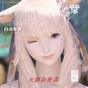 最终幻想14 ff14捏脸数据脸型 猫魅族猫女猫娘 异瞳 鑫漓