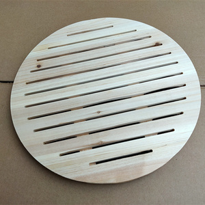 新款蒸饭木桶平盖底板大小锅盖杉木蒸格篦子蒸帘隔水蒸垫不锈钢底