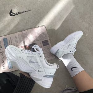 耐克m2k纯白色复古街拍老爹鞋男2021新款ins港风原宿学生休闲运动