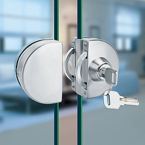 雨花泽玻璃门锁