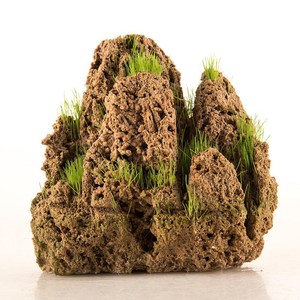 天然吸水石假山盆景上水石原石鱼缸造景小石头奇石室内装饰小摆件