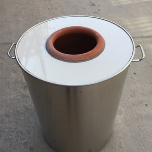 锅盔烧饼炉 不i锈烧木炭煤炭 摆摊商用 老式煤饼烤炉烧钢炉子